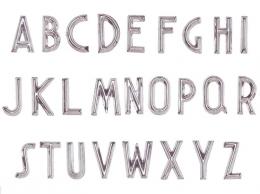 STAINLESS STEEL PRISMATIC CHARACTER LETTERS